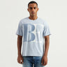 Men's Boxy Fit Round Neck Printed Tshirts