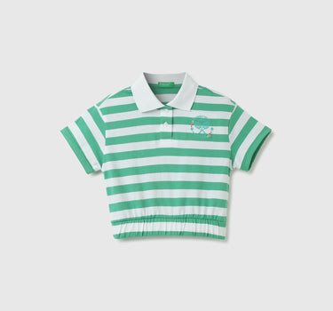 Regular-Fit Striped Polo T-Shirt