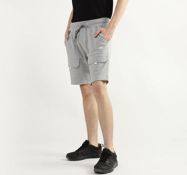 Men Solid Regular Fit Shorts