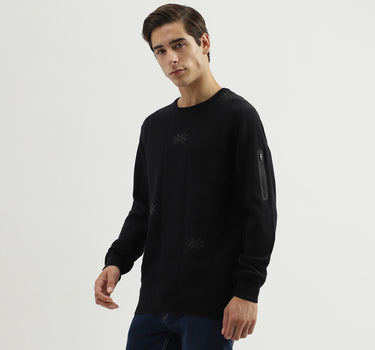 Men's Regular Fit Crew Neck Brand Logo Sweater