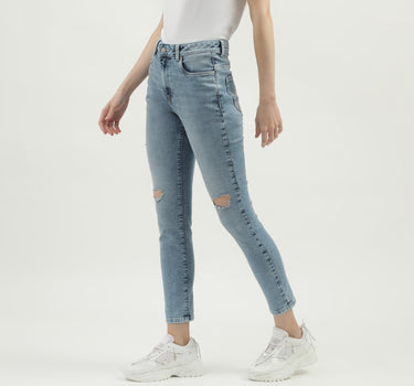 Women's Solid Skinny Fit Trousers