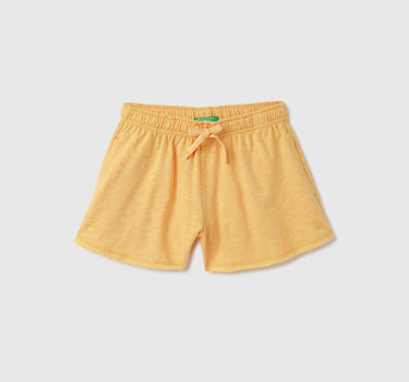 Solid Drawstring Regular-Fit Shorts