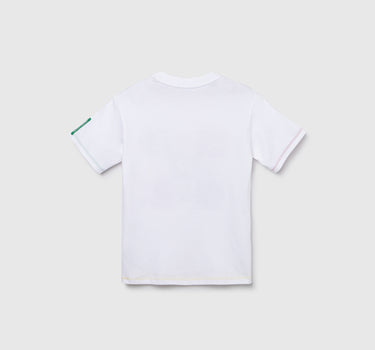 Embroidered Crew Neck Regular-Fit T-Shirt