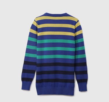 Boys Long Sleeve Stripe Sweatshirt