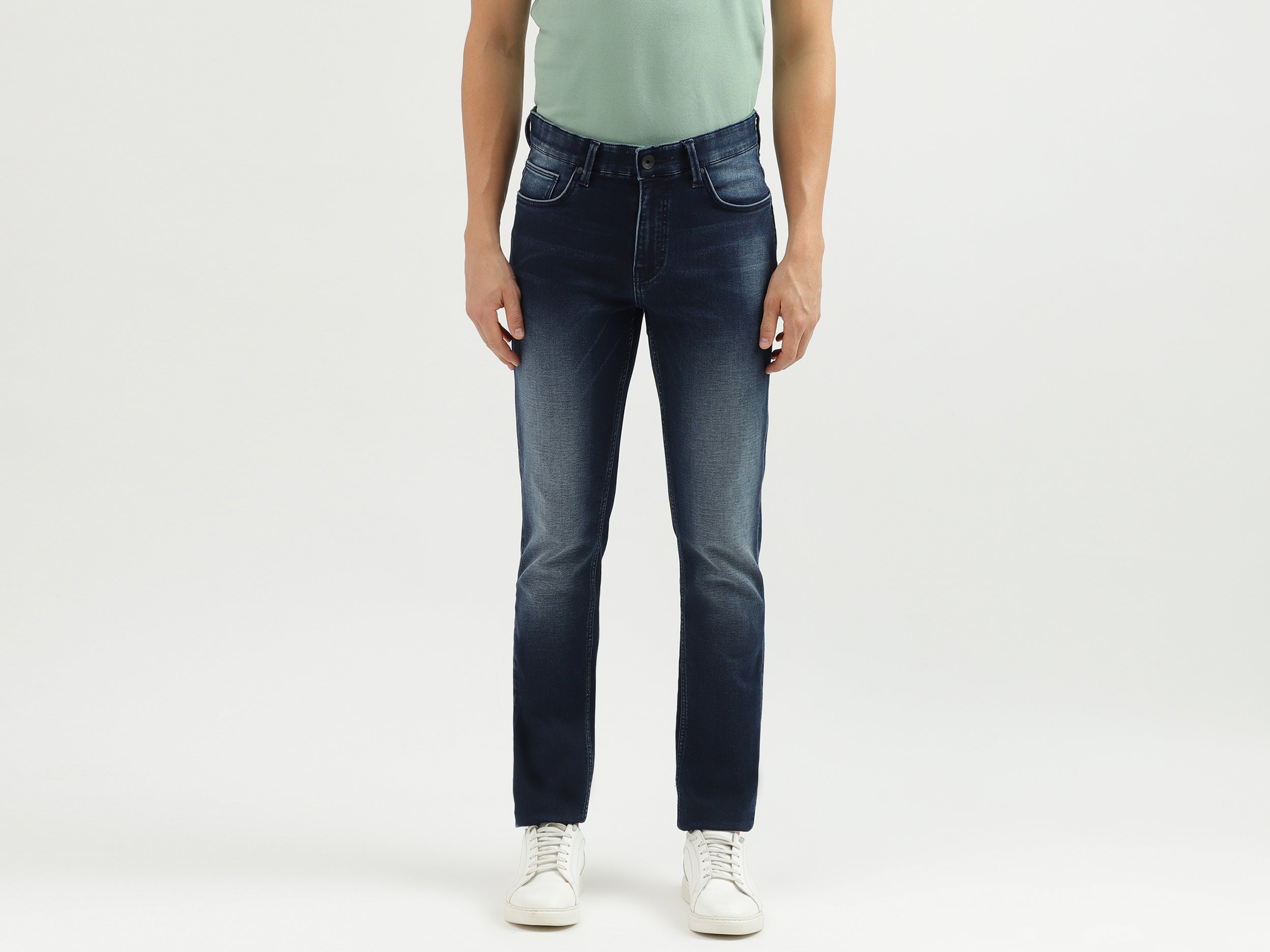 Skinny Fit Solid Men's Jeans