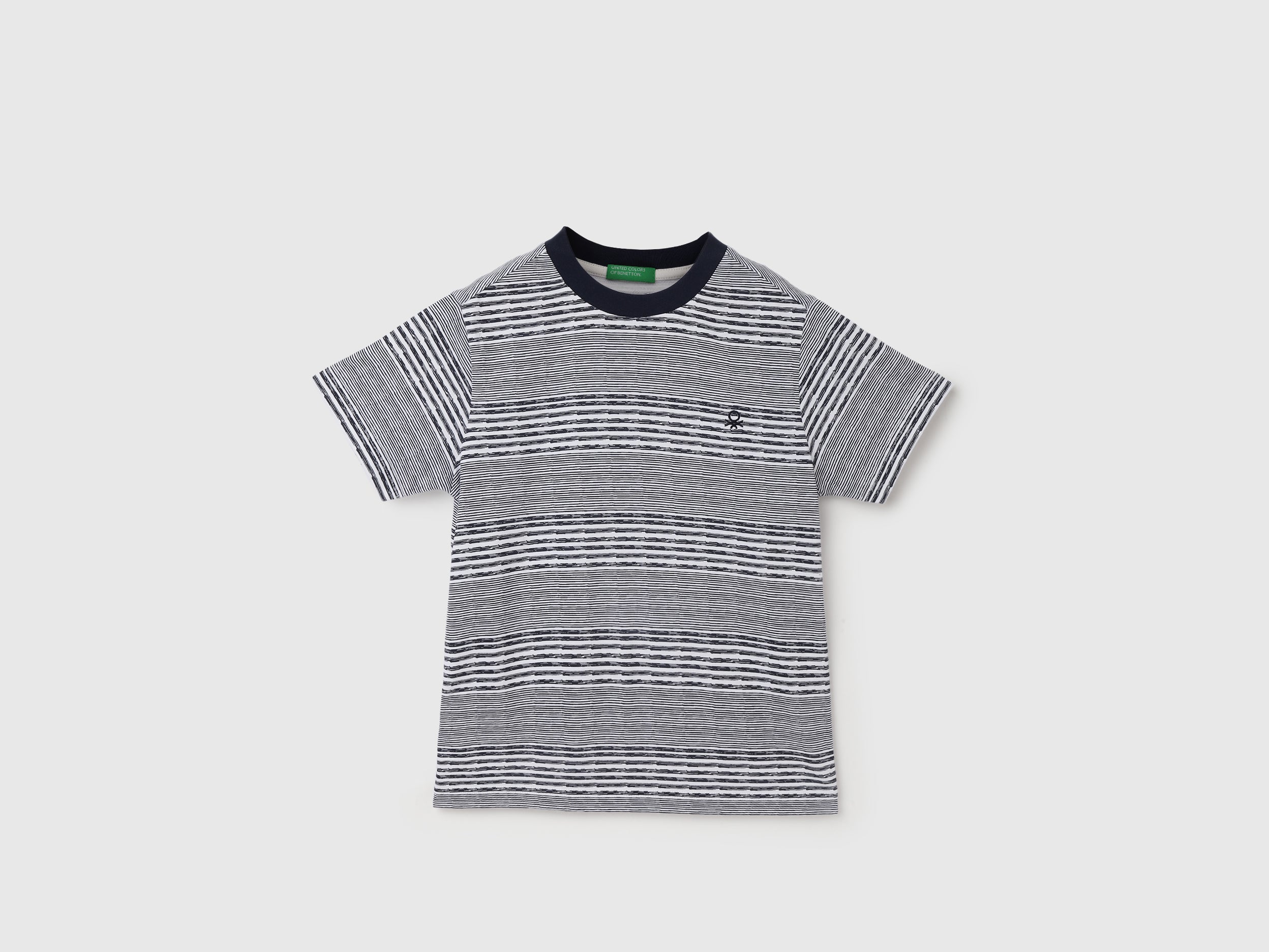 Regular Fit Round Neck Striped T-Shirt