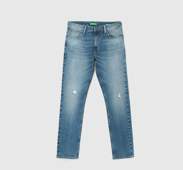 Men's Solid Straight Fit Jeans