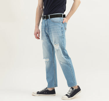 Men Solid Regular Fit Jeans