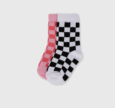 Pack of 2 Checked Socks