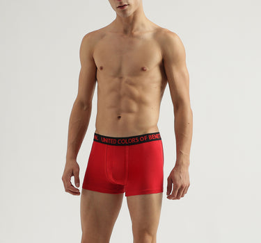 Pack of 2 Solid Colour Low Rise Boxer Briefs