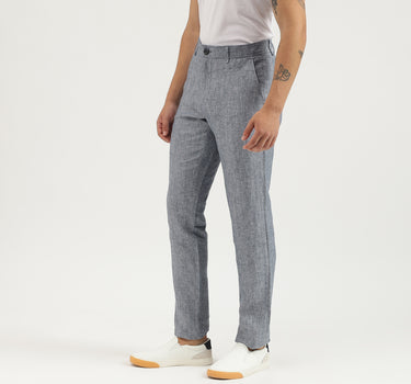 Solid Relaxed Fit Trousers