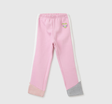 Girls Colorblock Regular Fit Trousers