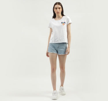 Women's Solid Regular Fit Shorts