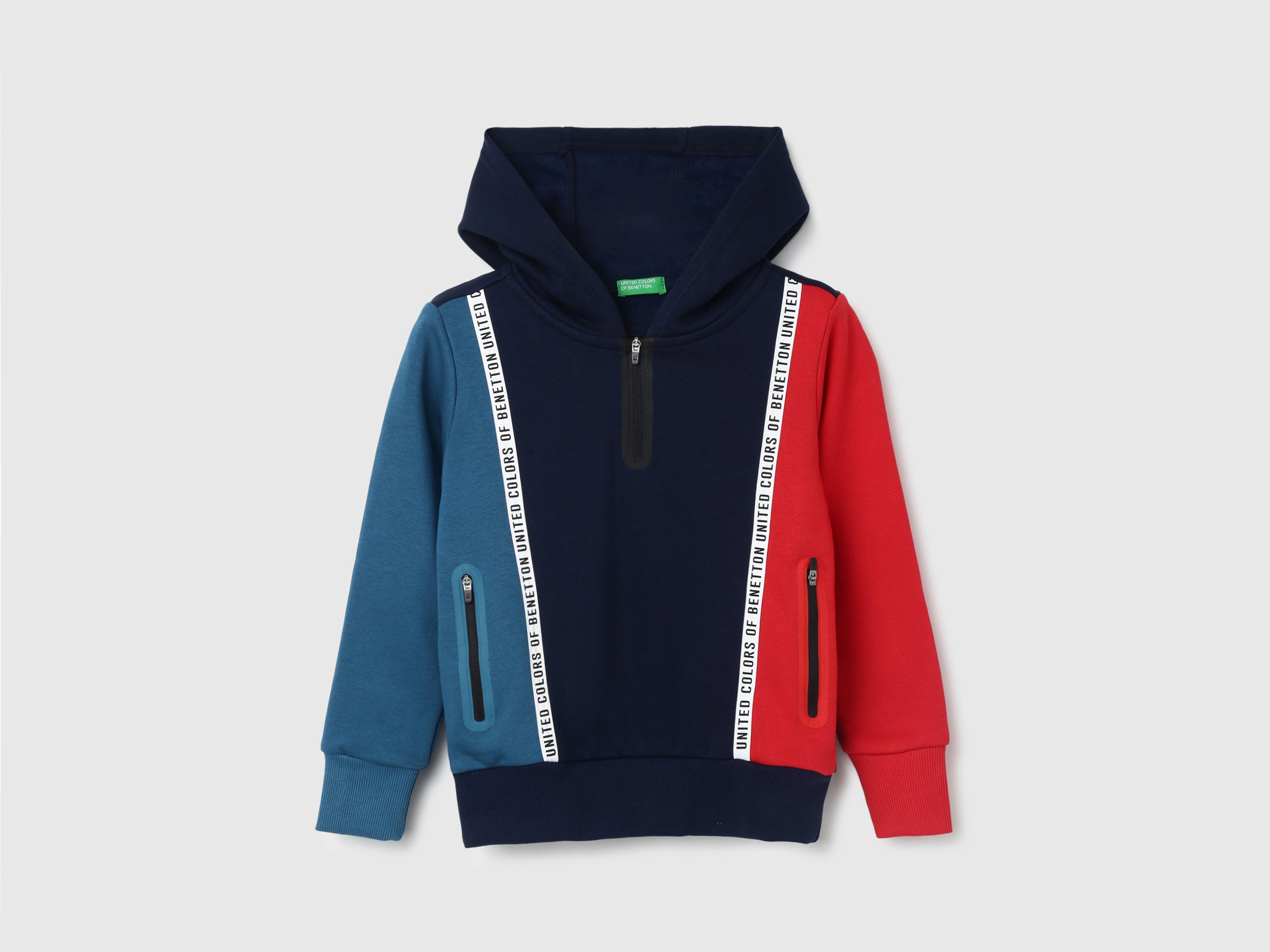 Boys Colorblock Hooded Sweatshirt