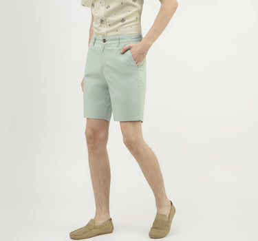 Men Solid Slim Fit Shorts