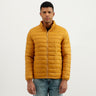 Regular Fit Mock Neck Solid Jacket