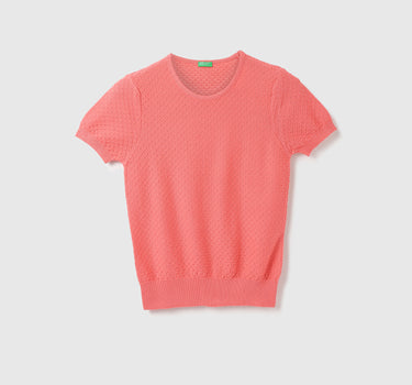 Women Knitted Round Neck Top