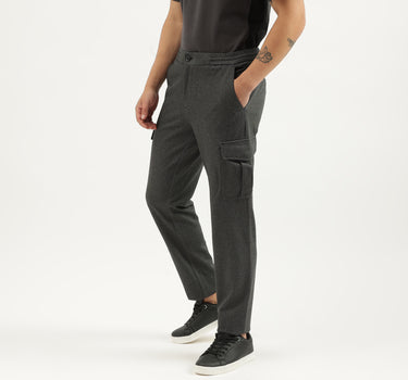 Solid Relaxed Fit Cargos