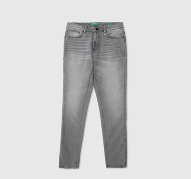 Mens Skinny Fit Solid Jeans