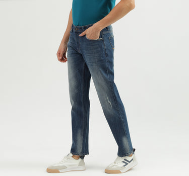 Slim Straight Fit Solid Men's Jeans