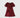 Girl's Regular Fit Round Neck Solid A-line Dress