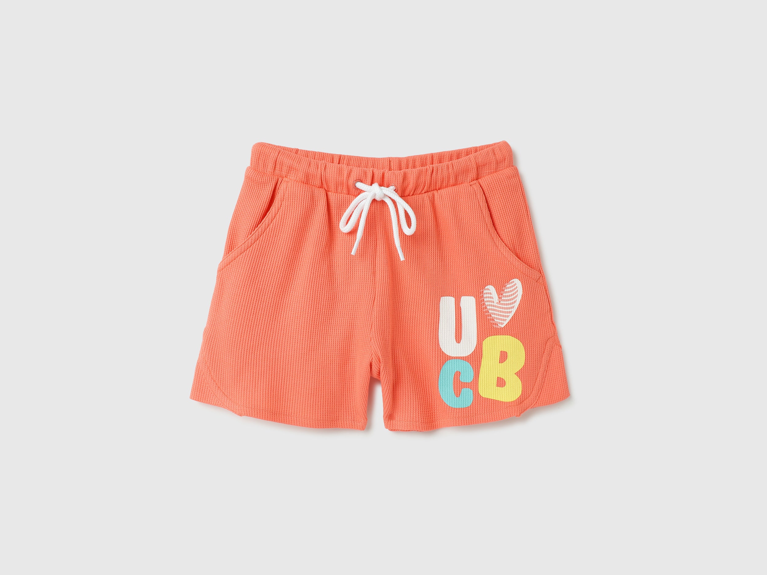 Solid Drawstring Regular-Fit Shorts