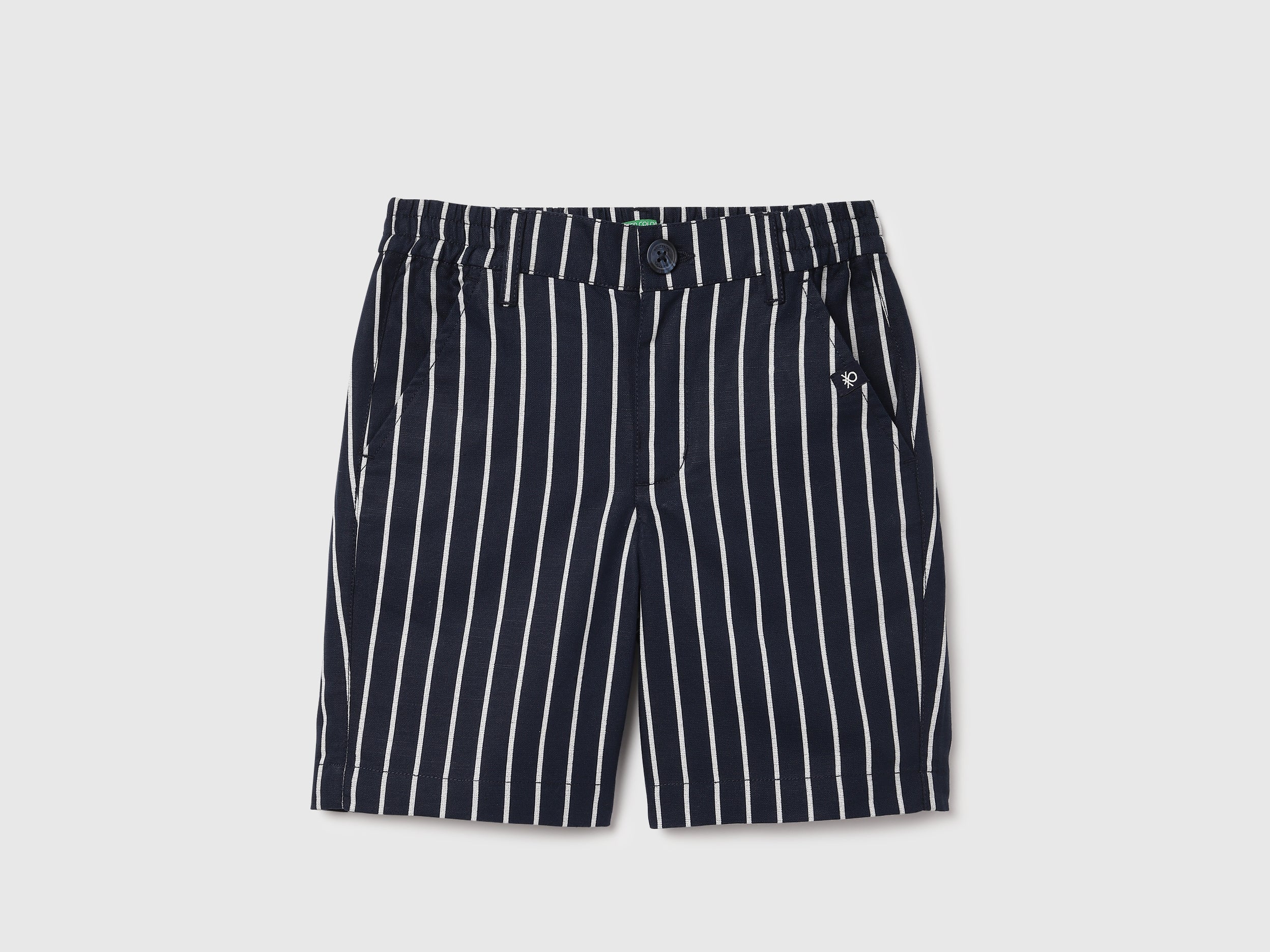 Striped Regular Fit Shorts