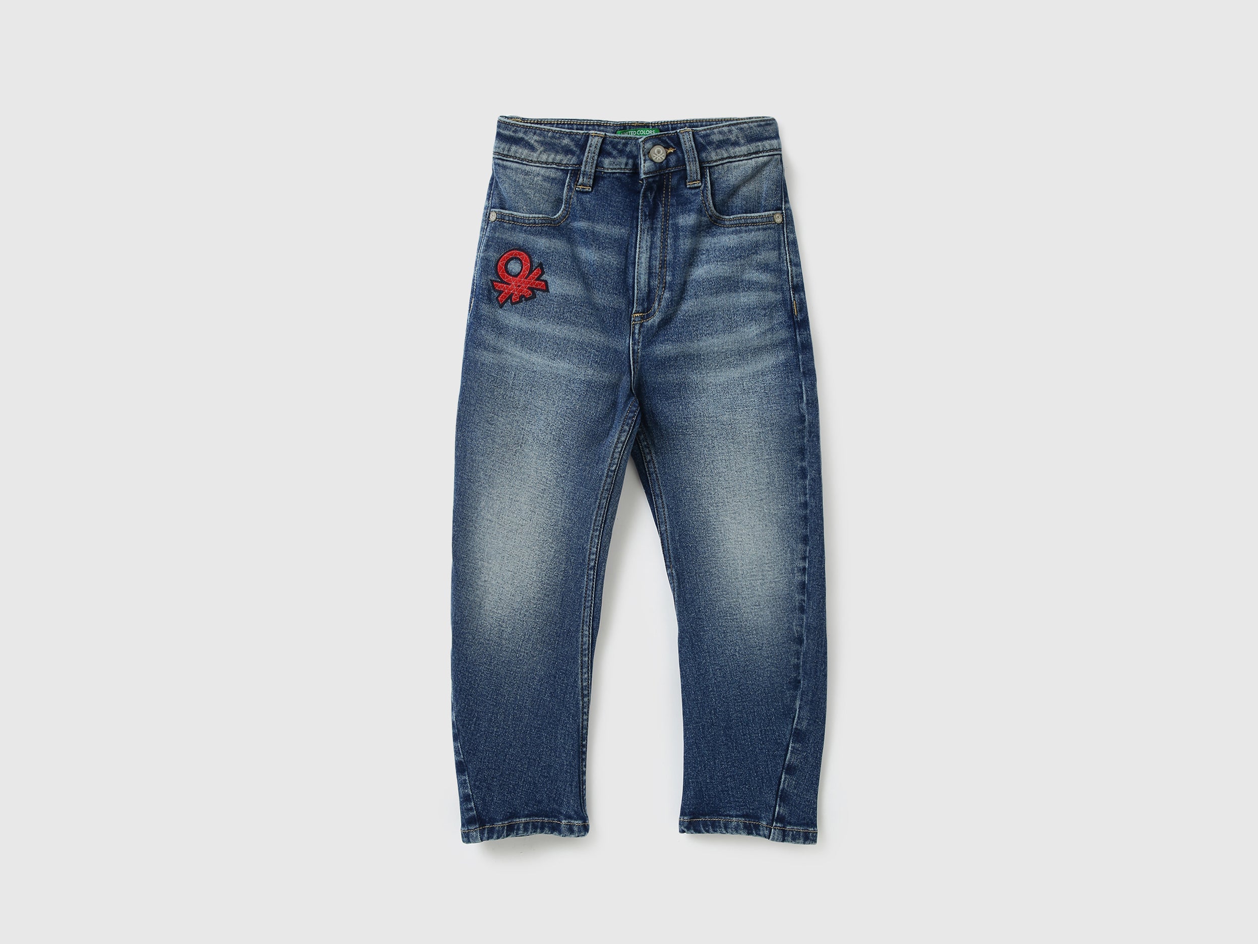 Boys Solid Slouchy Fit Jeans