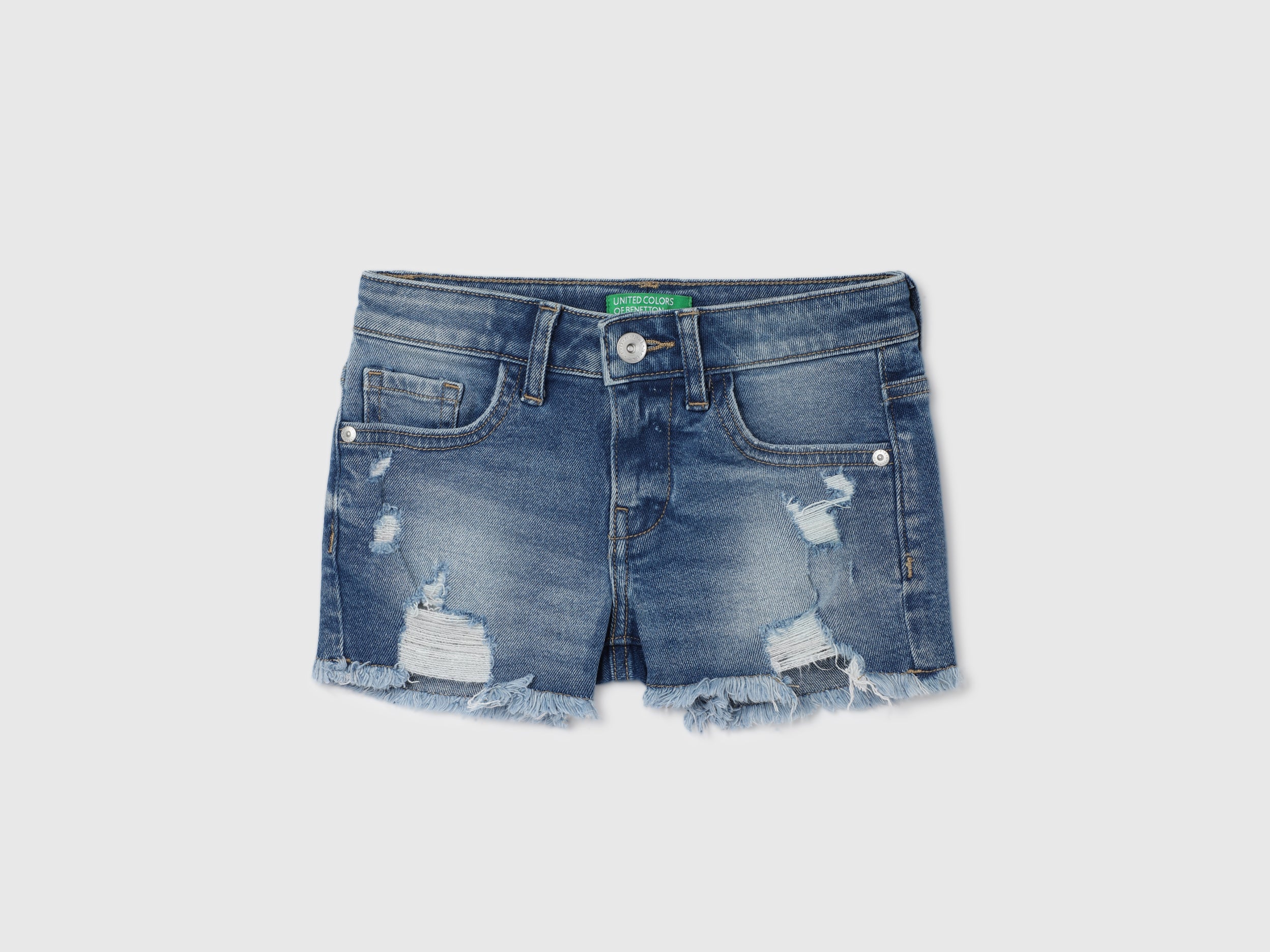 Girl's Solid Regular Fit Shorts