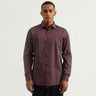 Men's Slim Fit Cutaway Collar Printed Shirts