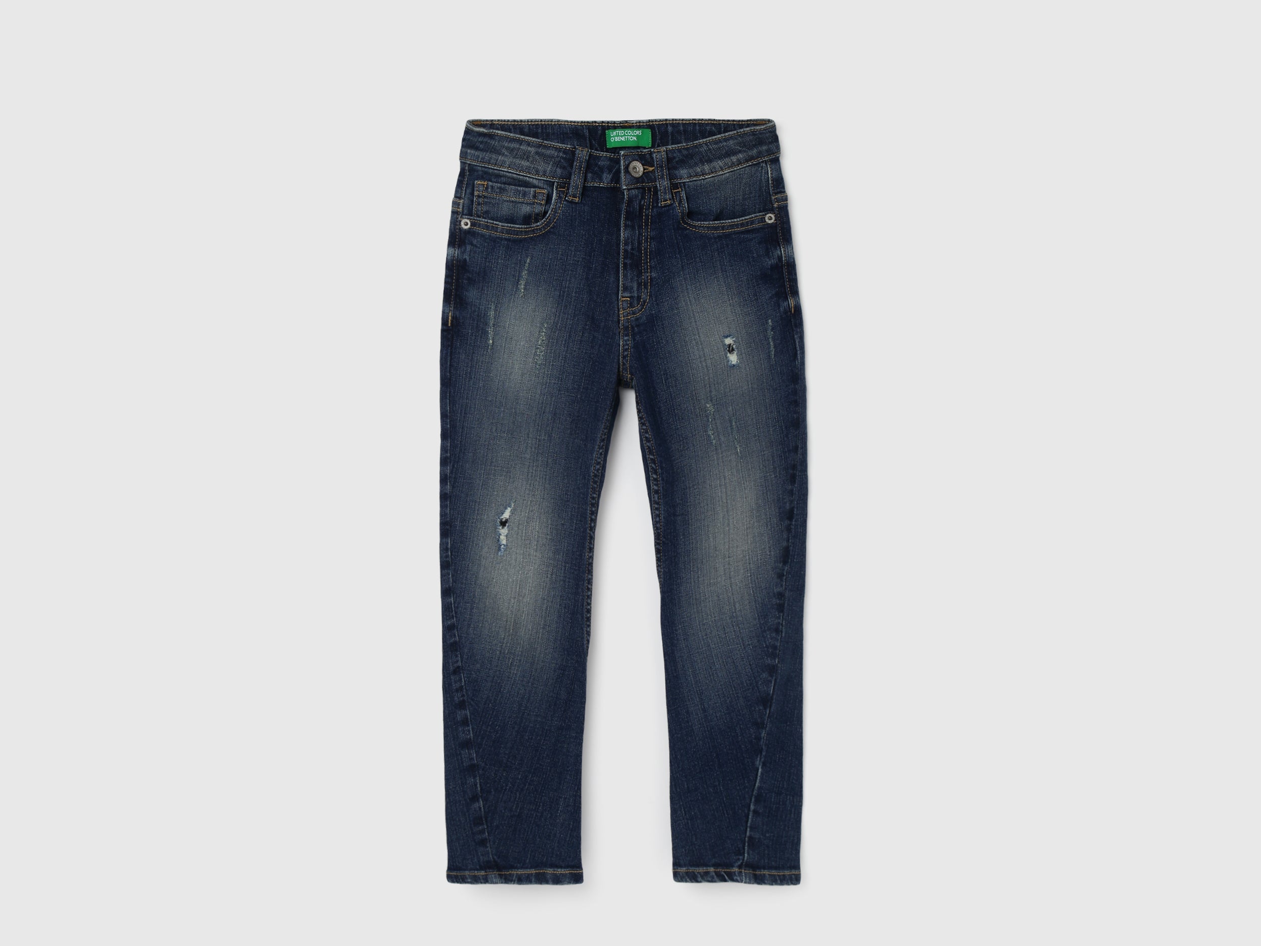 Boy's Patterned Carrot Fit Jeans