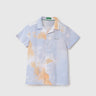 Regular Fit Spread Collar Tie & Dye Shirt