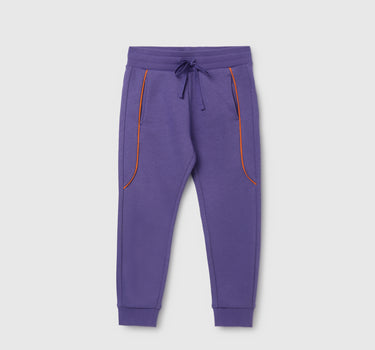 Boy's Solid Regular Fit Joggers