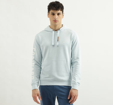 Hooded Neck Solid Sweatshirt