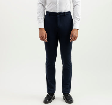 Solid Slim Fit Trousers