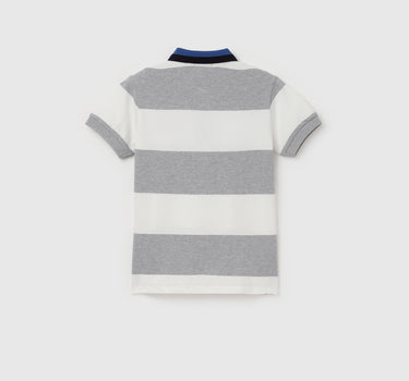 Towel Logo Jacquard Polo Collar Shirt