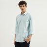 Slim Fit Spread Collar Solid Shirt