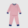 Regular Fit Full Sleeve Striped T-Shirt with Striped Jogger Nightsuit Set