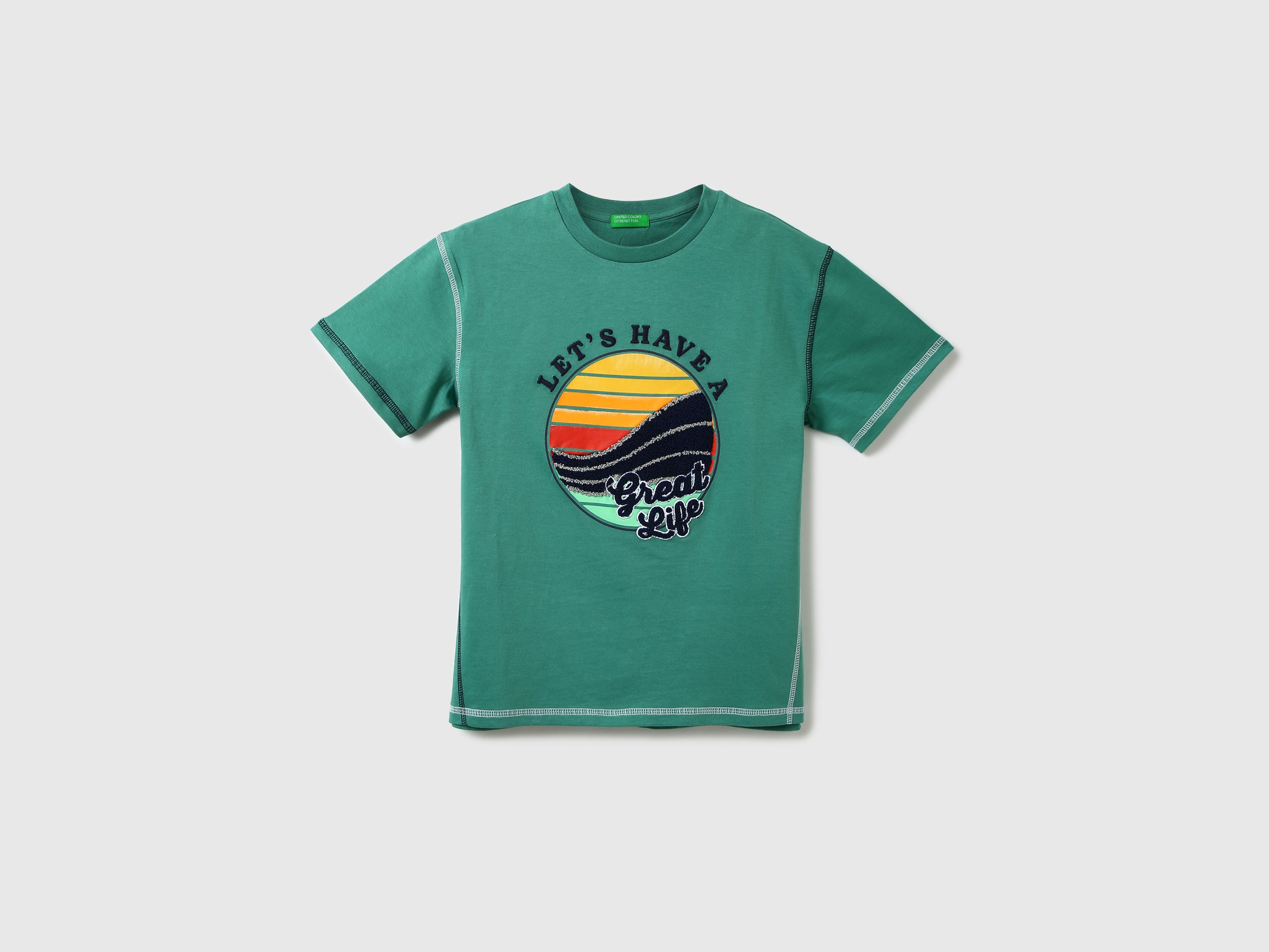 Boys Printed Round Neck T-shirt