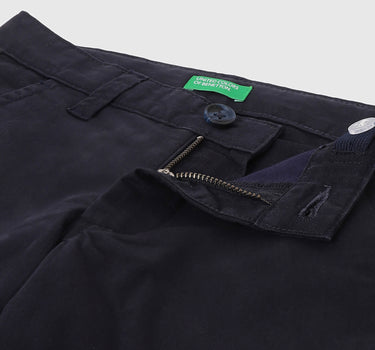 Solid Slim Fit Trousers