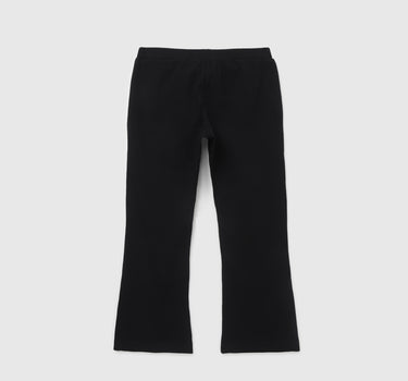 Regular Fit Ribbed Girl's Trousers