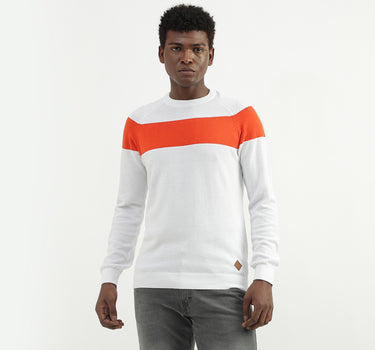 Cotton Printed Round Neck Mens Sweaters