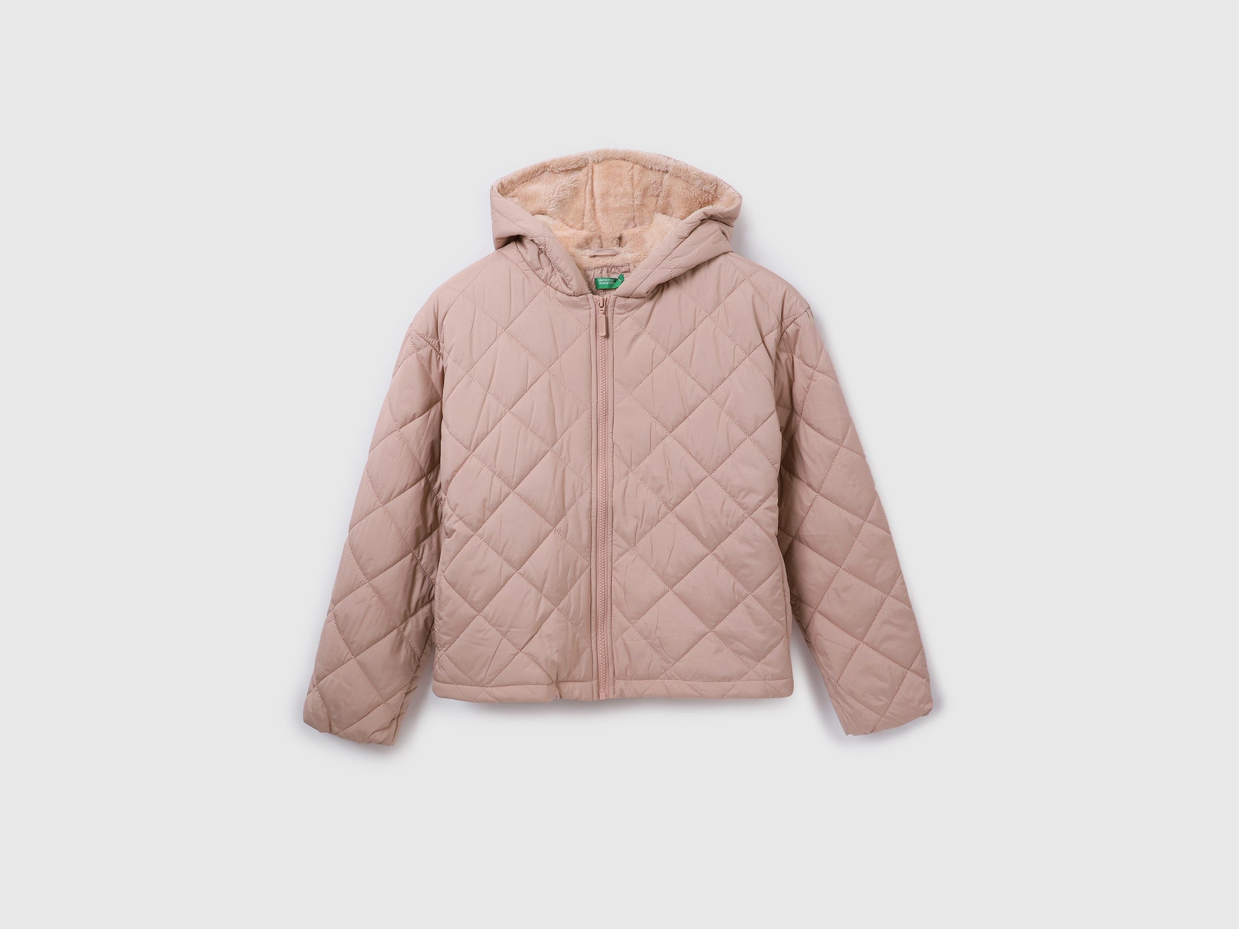 Women Quilted Hooded Neck Jacket – United Colors of Benetton Store
