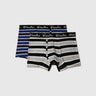 Pack of 2 Striped Low Rise Boxer Briefs