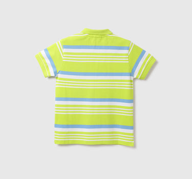 Cotton Striped Polo Neck Boys T-shirts