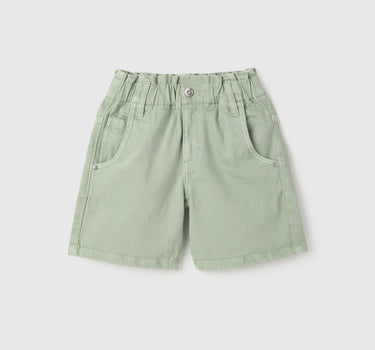 Girl's Solid Regular Fit Shorts