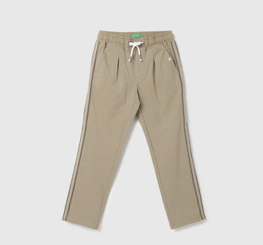 Boys Textured Regular Fit Trousers