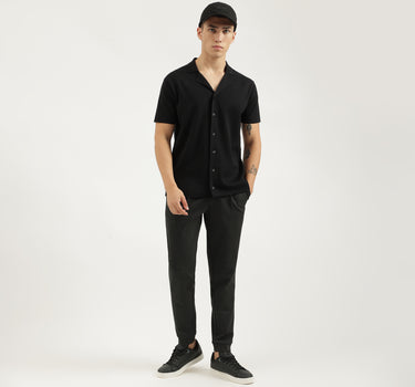 Solid Slim Fit Trousers