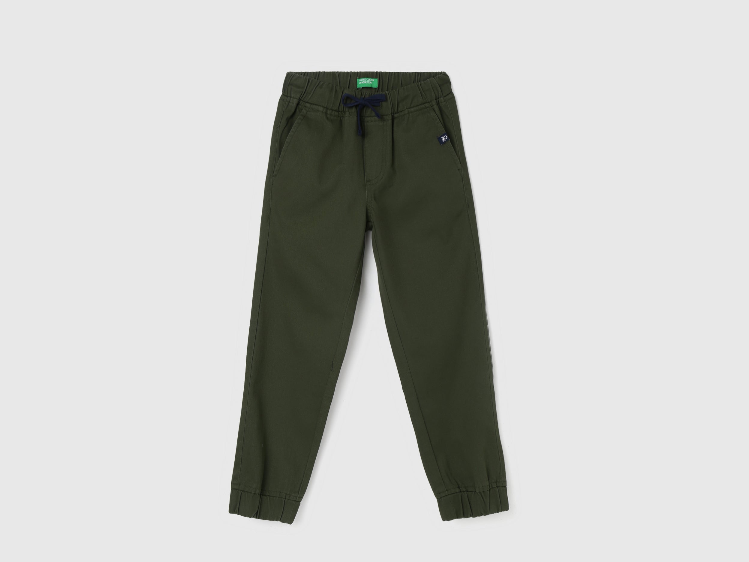 Boy's Solid Regular Fit Joggers