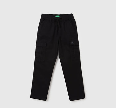 Solid Regular Fit Trousers